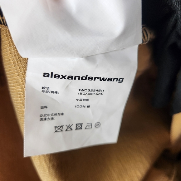 Alexander Wang Brown Belted Raver Jeans size 24 BNWT - Picture 13 of 13